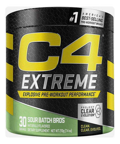 Pre Entreno Cellucor C4 Extreme 30 Porciones Sellado