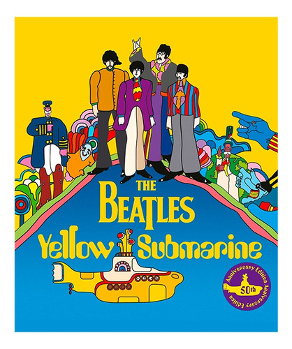 The Beatles Yellow Submarine Poster Con Realidad Aumentada