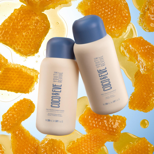 Shampoo E Condicionador Coco & Eve Pro Youth 280 Ml Com Mel