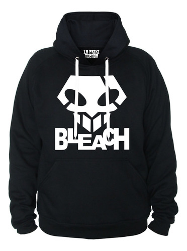 Buzo Buso Hoodie Con Capota Anime Bleach Ichigo Calavera