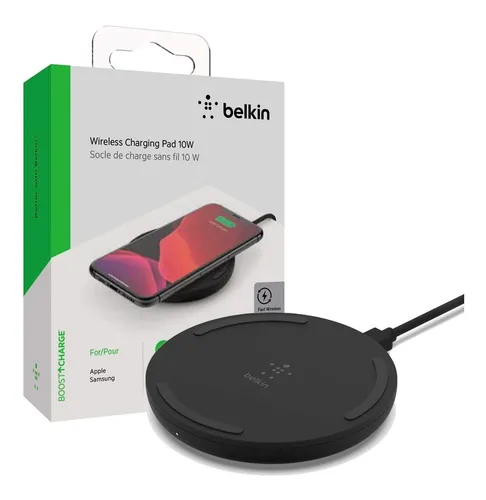 Cargador Inalambrico Belkin Wireless 10w Qi iPhone Android