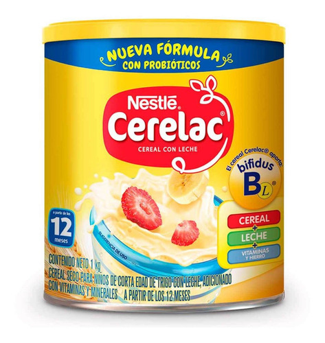 Cereal Infantil Cerelac con Leche Lata 1 kg