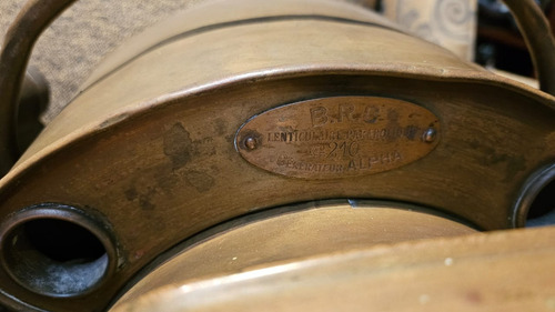 Importante Juego De Faros Brg A Carburo Auto Antiguo 1900/10 (Usado)