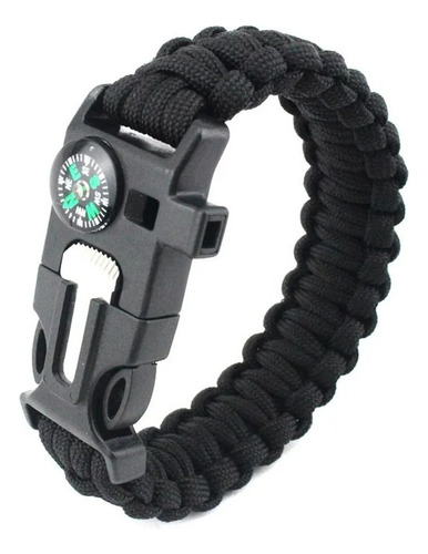 Pulsera Cuerda Táctica + Brújula Y Navaja Militar Padernal