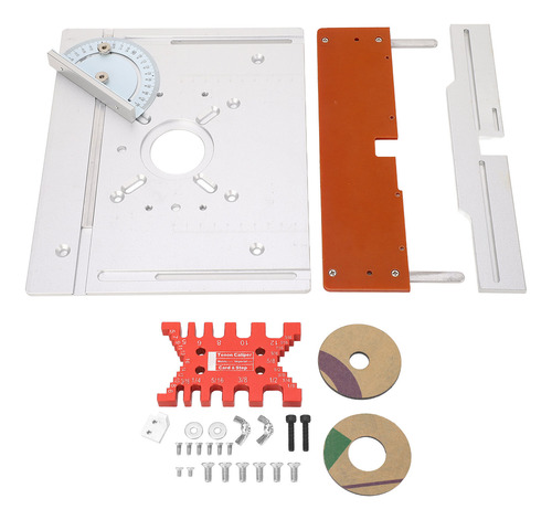 Placa De Inserción De Mesa Fresadora De Aluminio Multifuncio