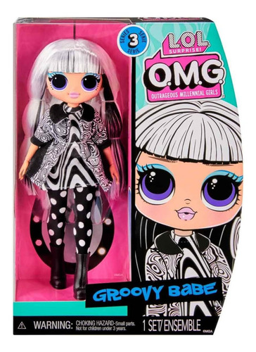 Lol Surprise Omg Lights Groovy Babe Muñeca Serie 3