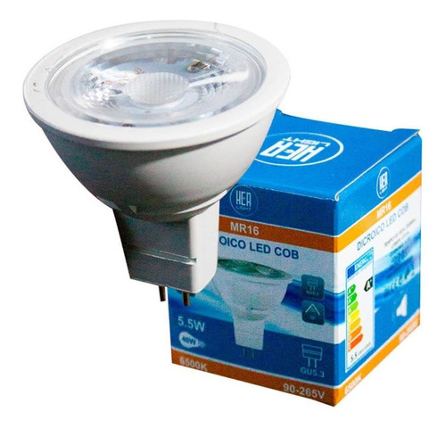 Bombillo Dicroico Led 5w Mr16 85-265 Gu5,3 6500ºk Healight 