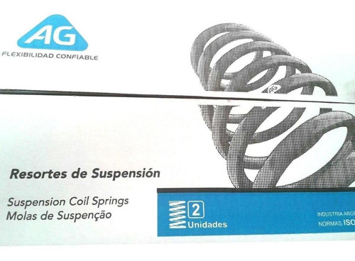 Imagen 4 de 7 de Resortes Ag Confort Delanteros Bmw Serie 3 E46 99-05