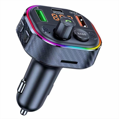 Adaptador De Audio Bluetooth 5.0, Transmisor Fm Bluetooth Pa