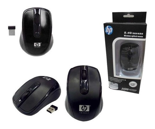 Imagen 2 de 2 de Mouse Hp Inalámbrico 2.4g Wireless 10 Metros Somos Tienda