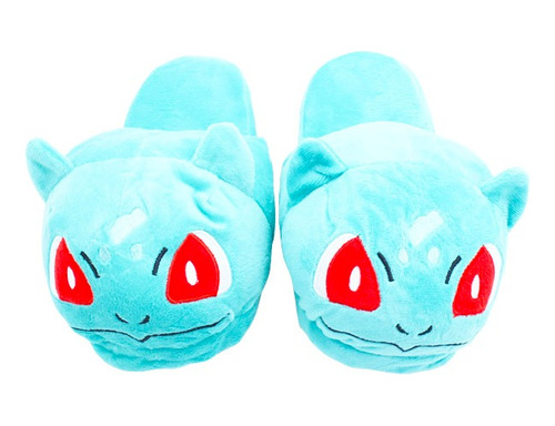 Pantuflas Bulbasaur Abierta Pokemon Kawaai Anime