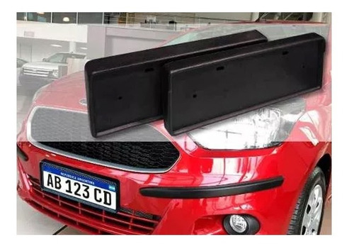 Imagen 3 de 5 de Protector Frontal Parag 3.0 Porta Patente Mercosur Univesal