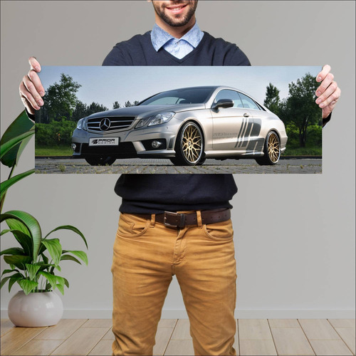 Cuadro 30x80cm Auto 2011 Mercedes Benz E Class C 907