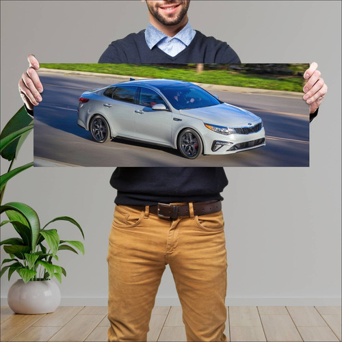 Cuadro 30x80cm Auto 2019 Kia Optima Us Auto 199