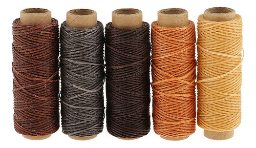 14 Piezas / Set Hilo Encerado De Cuero Hilo De Coser Agujas