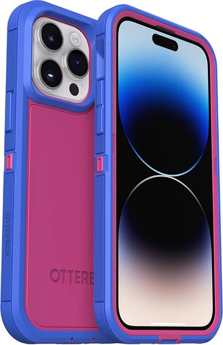 Funda Case Estuche iPhone 14 Pro Rosado Otterbox Defende 