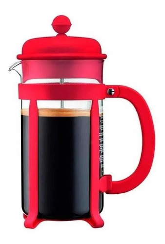 Cafetera Java 8 Pocillos Bodum Rojo