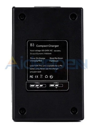 Imagen 4 de 5 de Cargador Balanceador Batería Lipo 2s 3s Imax B3 Pro