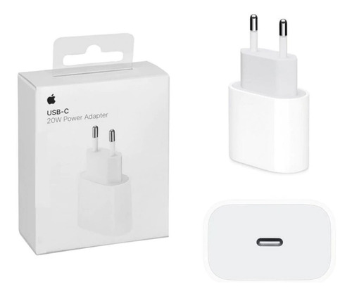 Cargador Celular iPhone Usb-c Apple Adaptador 20w Ficha