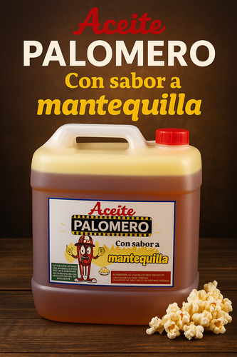 Aceite Con Sabor A Mantequilla Para Palomitas 20lts