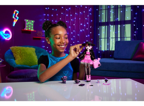 Monster High Muñeca Draculaura Nuevo Look Mascota Original