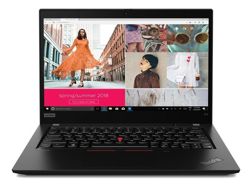 Portátil Lenovo ThinkPad X13 Gen 1 black 13.3", Intel Core i7 10510U  16GB de RAM 256GB SSD, Intel UHD Graphics 620 1920x1080px Windows 10 Pro