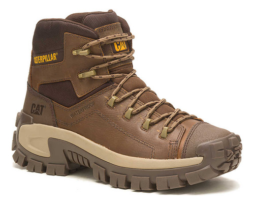 Botín Caterpillar Invader Hiker Wp Cuero Nobuck Dark Browm