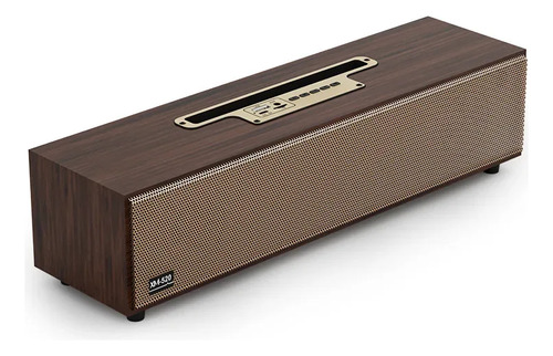 Altavoz Inalámbrico Bluetooth 5.3 Retro De Madera Con Tarjet