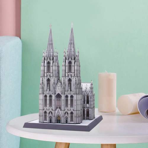 Edifício Da Catedral De Colônia 3d Paper Model Puzzle
