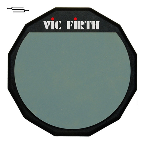 Imagen 1 de 5 de Pad Goma De Practica Bateria Vic Firth 6 Pulgadas Portatil 