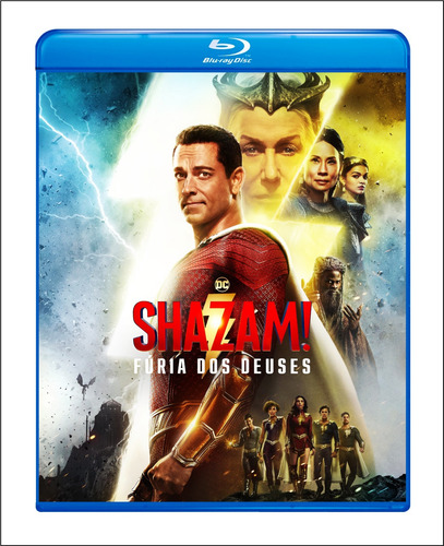 Blu-ray Filme Shazam Fúria Dos Deuses - 2023 - Dubl/leg