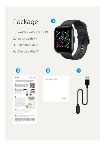 . Reloj Bluetooth Smartwatch Mibro C2 1.69