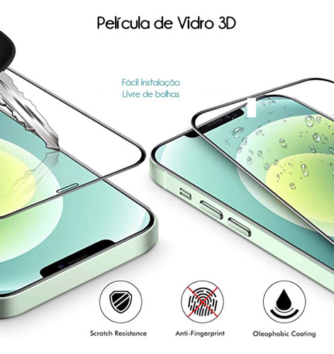 Película Vidro Premium 3d Anti Impacto P/ Redmi 14c A5 6.68