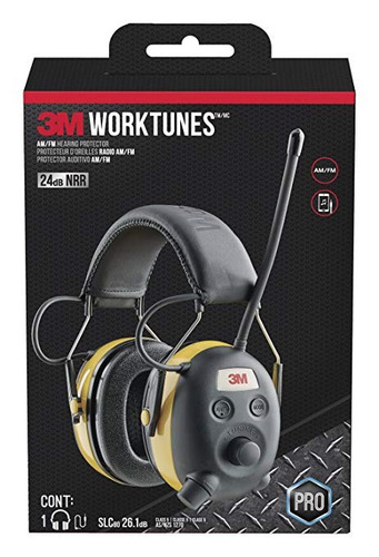 Worktunes 3m Audición Protector Con Radio Am / Fm