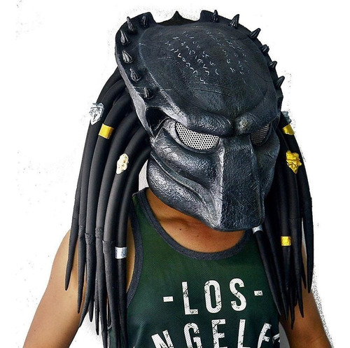 Depredador Casco Halloween Cosplay Disfraz Prop Látex