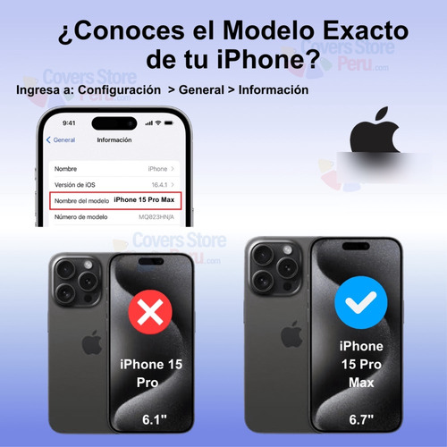 Mica Protector Para iPhone 15 Pro Max Vidrio Templado Og