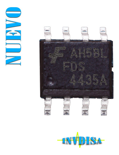 5pzas Mosfet Fds4435 Genuino Fairchild 30v 8.8a Fds4435a