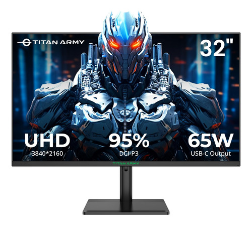 Titan Army Monitor 4k De 31.5 Pulgadas, Monitor De Computado