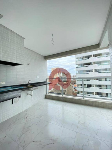 Imagem 14 de 24 de Apartamento Com 2 Dormitórios À Venda, 86 M² Por R$ 480.000,00 - Vila Guilhermina - Praia Grande/sp - Ap3343