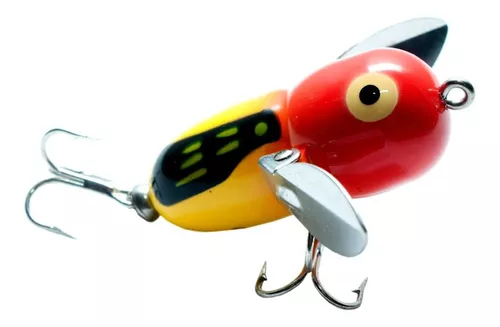 Heddon Currican Tiny Crazy Crawler X0320-yrh-yellow Red