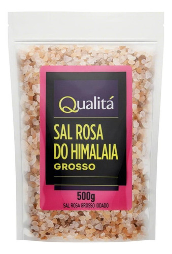 Sal Rosa Do Himalaia Grosso Qualitá Sachê 500g