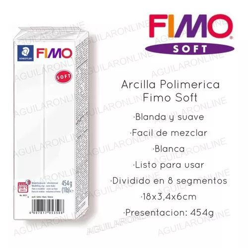 Fimo Soft Arcilla Polimérica 454g Blanco Polymer Clay Aleman