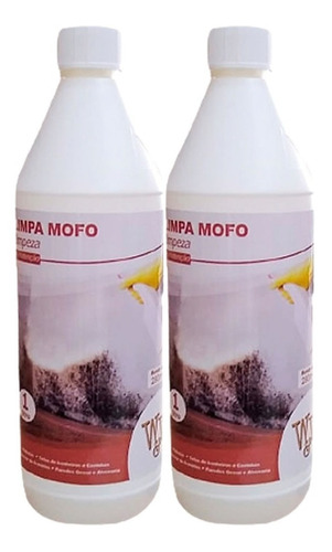 Tira Mofo Limpa Elimina Kit C/2 Limpeza De Casa Contra Fungo