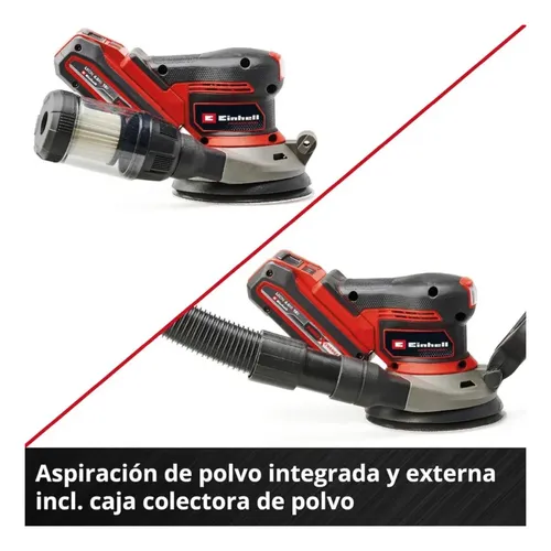 Lijadora Rotorbital + Cargador Y Batería 4.0ah 18v Einhell