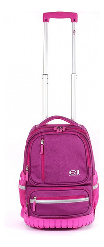 Mochila Con Carro Elf Base De Goma 2 Divisiones 6443