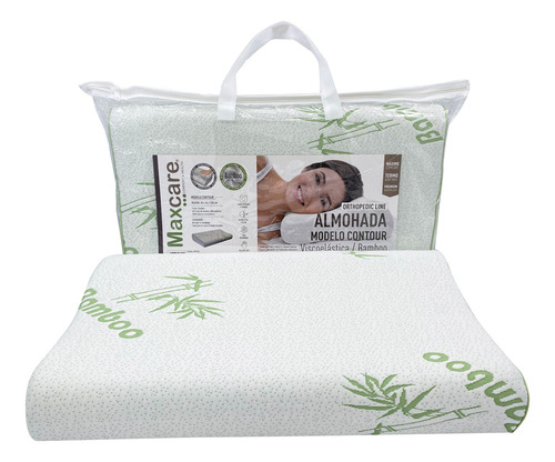 Almohada Viscoelastica Contour Bamboo 60x36x12/8