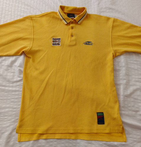 Jersey Tigres Uanl Tipo Polo Mangas Larga De Época Talla L (Usado)