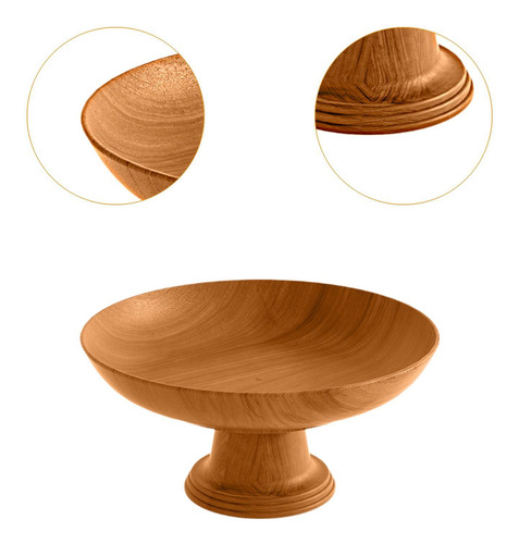Pedestal Decorativo Tazón De Pan Bocadillos Soporte De
