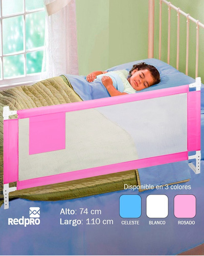 Baranda Plegable Cama Bebes Niños Seguridad Redpro Promo