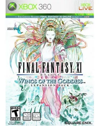 Jogo Final Fantasy Xl Online Wings Of The Goddess Xbox 360